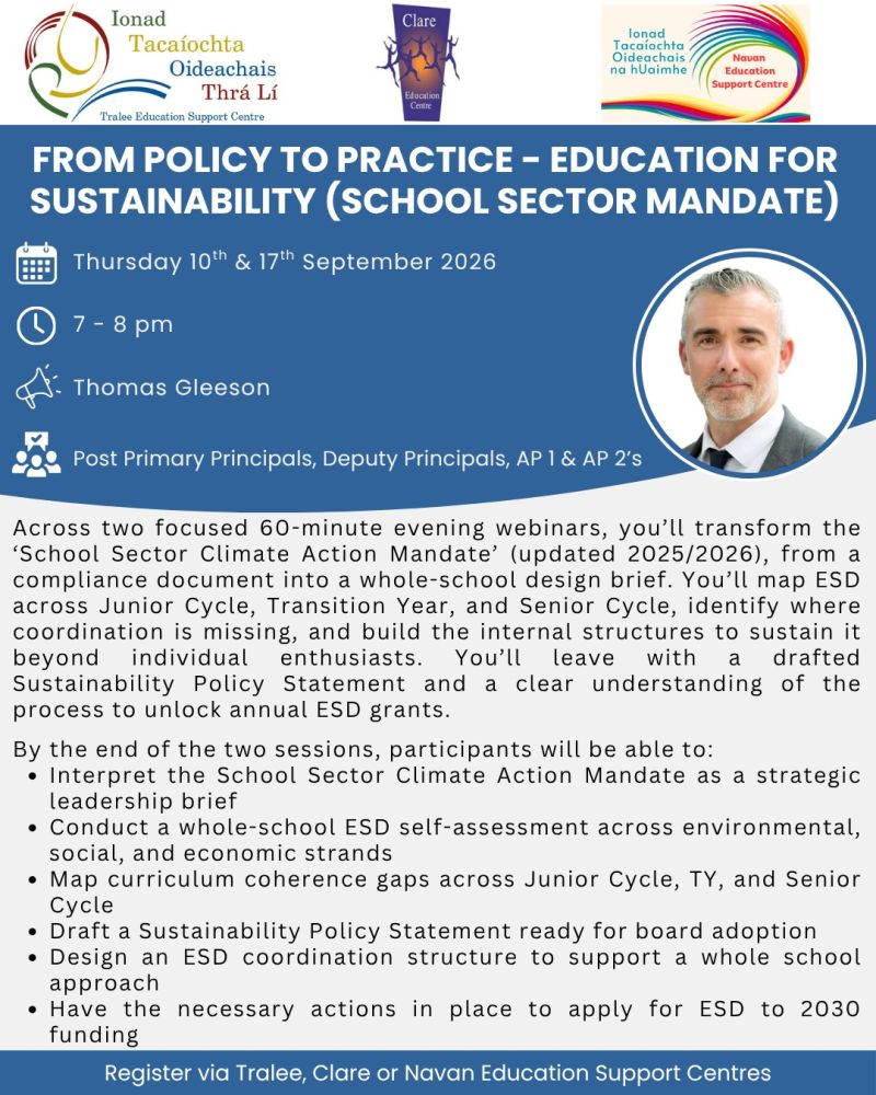 AUT26-17 From Policy to Practice - Education for Sustainability (School Sector Mandate)